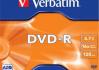 Verbatim DVD-R 4.7GB 16X matte silver/AZO jewel box