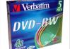 Verbatim DVD-RW 4.7GB 4X colour slim