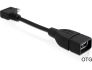 USB micro > USB 2.0-A OTG 11 cm cable