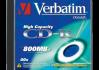 Verbatim CD-R 90/800MB 40X High Capacity jewel box