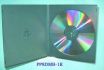 Dėžutė CD/DVD diskams 128x141x9 mm  dviguba juoda