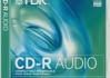 TDK CD-R 700MB audio jewel